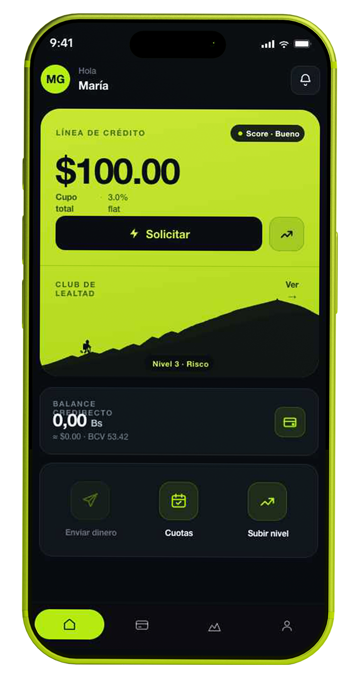 Credirecto mockup